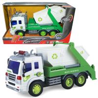 HM Studio Úklidové auto s kontejnerem setrvačník 2