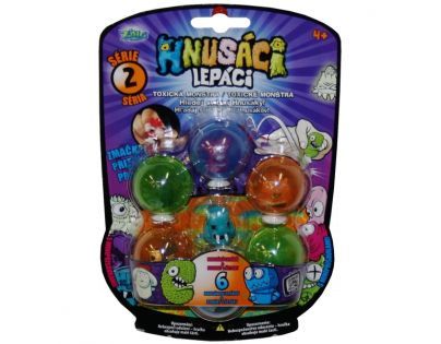 Hnusáci lepáci serie 2 Toxická monstra 6 ks Hnusáci lepáci serie 2 Toxická monstra 6 ks