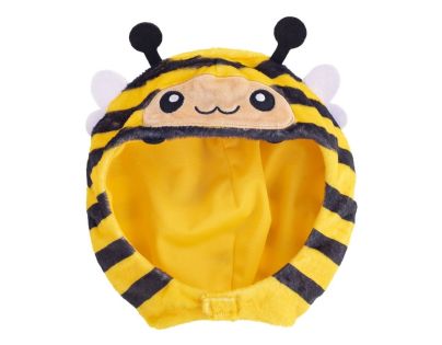 Hoody Kin Academy plyšový medvídek Bobo s kapucí včelky, 29 cm
