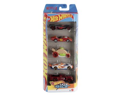 Hot Wheels 5ks tematický angličák závodní