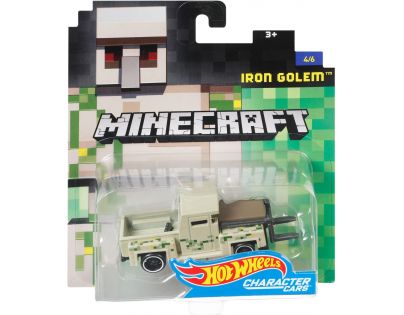 Hot Wheels Angličák kultovní postavy Minecraft Iron Golem