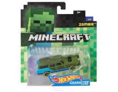 Hot Wheels Angličák kultovní postavy Minecraft Zombie