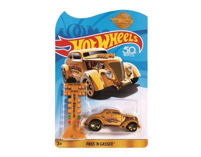 Hot Wheels Angličák Pass N Gasser zlatý