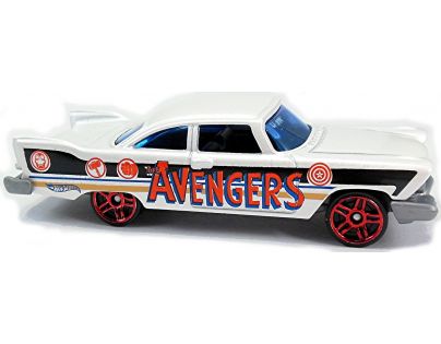 Hot Wheels Captain America angličák - 57 Plymouth Fury