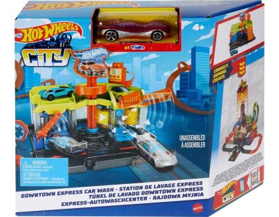 Hot Wheels City centrum města Myčka aut