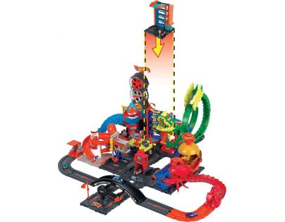 Hot Wheels City centrum města parkovací dům