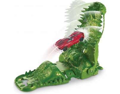 Hot Wheels dráha se zvířaty Krokodýl