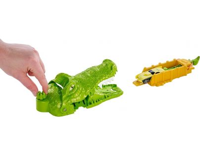 Hot Wheels dráha se zvířaty Krokodýl
