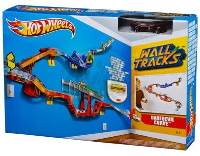 Hot Wheels W2104 Jízda po zdi základní sada - Flame Drop
