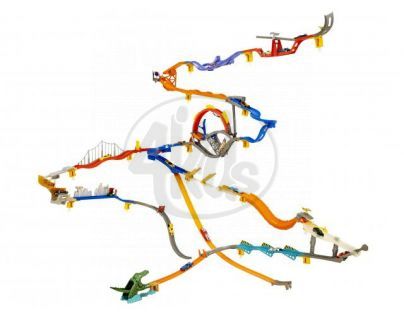 Hot Wheels W2104 Jízda po zdi základní sada - Flame Drop