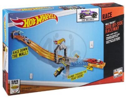 Hot Wheels CBF38 Kaskadérská dráha na zeď - Dvojitá závodní dráha