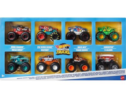 Hot Wheels Monster Trucks 8 ks truck hrdinové