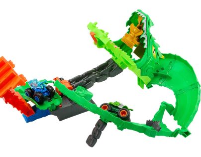 Hot Wheels Monster Trucks dráha dračí zkáza