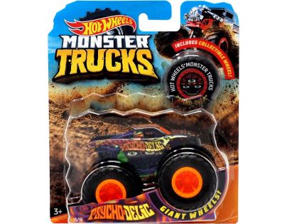 Hot Wheels Monster trucks kaskadérské kousky Psycho Delic