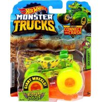 Hot Wheels Monster trucks kaskadérské kousky Rodger Dodger žlutý 3