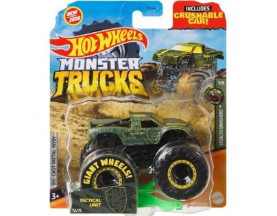 Hot Wheels Monster trucks kaskadérské kousky Tactical Unit
