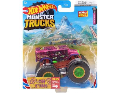 Hot Wheels Monster trucks kaskadérské kousky Too S Cool Pink