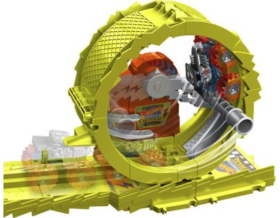 Hot Wheels Monster Trucks Power Smashers dráha masivní destrukce - Poškozený obal