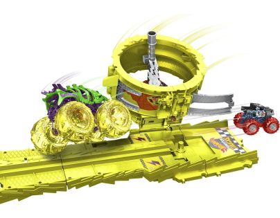 Hot Wheels Monster Trucks Power Smashers dráha masivní destrukce - Poškozený obal