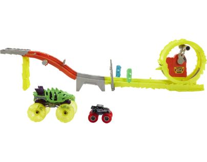 Hot Wheels Monster Trucks Power Smashers dráha masivní destrukce - Poškozený obal