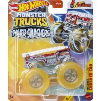 Hot Wheels Monster Trucks Power Smashers truck hasič žlutá kola 5