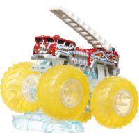 Hot Wheels Monster Trucks Power Smashers truck hasič žlutá kola 2