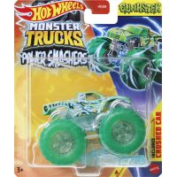 Hot Wheels Monster Trucks Power Smashers truck zelená kola 4