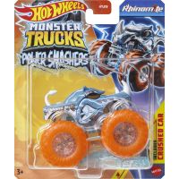 Hot Wheels Monster Trucks Power Smashers truck oranžová kola 5