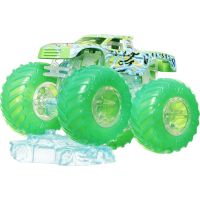 Hot Wheels Monster Trucks Power Smashers truck zelená kola - Poškozený obal