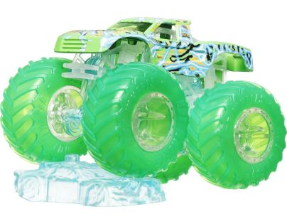 Hot Wheels Monster Trucks Power Smashers truck zelená kola - Poškozený obal