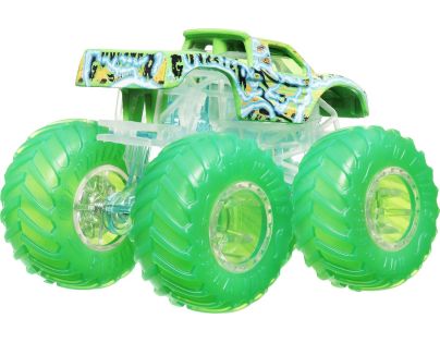 Hot Wheels Monster Trucks Power Smashers truck zelená kola - Poškozený obal