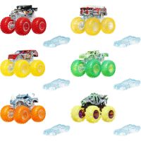 Hot Wheels Monster Trucks Power Smashers truck zelená kola - Poškozený obal 5