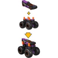 Hot Wheels Monster trucks stvořitel černofialový podvozek 3