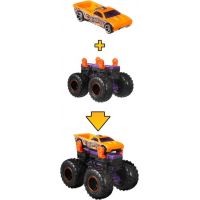 Hot Wheels Monster trucks stvořitel černofialový podvozek 5