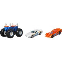 Hot Wheels Monster trucks stvořitel modro - oranžový podvozek