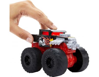 Hot Wheels Monster Trucks svítící a rámusící vrak Boneshaker