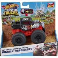 Hot Wheels Monster Trucks svítící a rámusící vrak Boneshaker 5