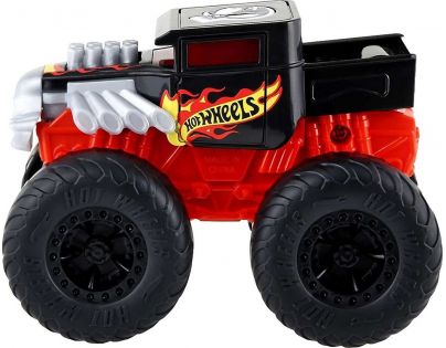 Hot Wheels Monster Trucks svítící a rámusící vrak Boneshaker