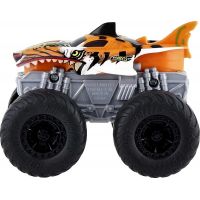 Hot Wheels Monster Trucks svítící a rámusící vrak Tiger Shark 2