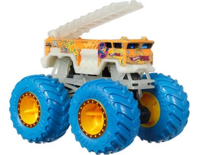 Hot Wheels Monster Trucks svítící ve tmě 5 Alarm