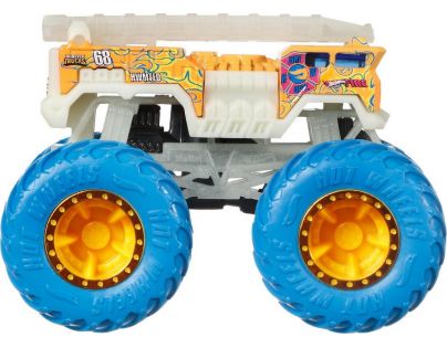 Hot Wheels Monster Trucks svítící ve tmě 5 Alarm
