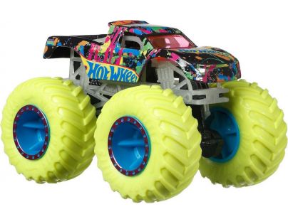 Hot Wheels Monster Trucks svítící ve tmě Podium Crasher