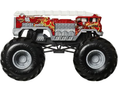 Hot Wheels Monster trucks velký truck 5 Alarm Red