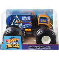 Hot Wheels Monster trucks velký truck Will Trash It All Blue 2