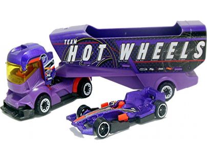 Hot Wheels Náklaďák Big Rig Heat fialový
