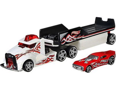 Hot Wheels Náklaďák Drivin Wild červené autíčko