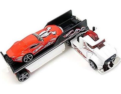 Hot Wheels Náklaďák Drivin Wild červené autíčko