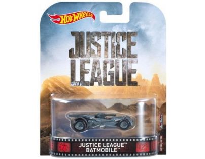 Hot Wheels prémiové auto Justice League Batmobile