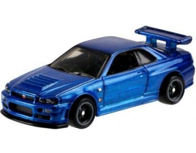 Hot Wheels prémiové auto Nissan Skyline GT-R (R34)