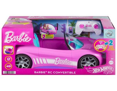 Hot Wheels RC Barbie růžový kabriolet